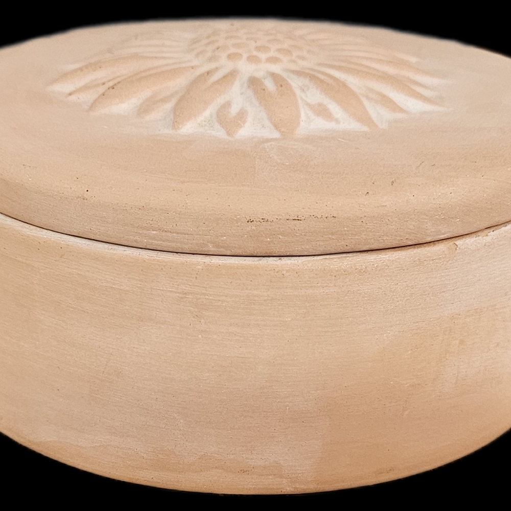 Sunflower Embossed Tan Decorative Box - Picture 2 of 8